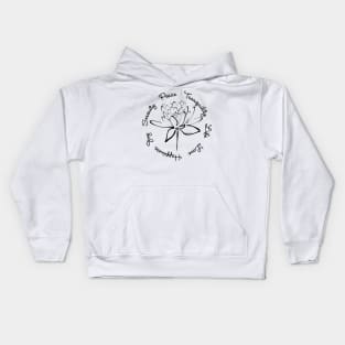 Black Lotus Serenity Kids Hoodie